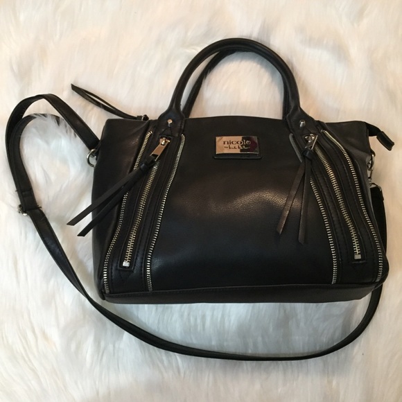nicole miller black purse